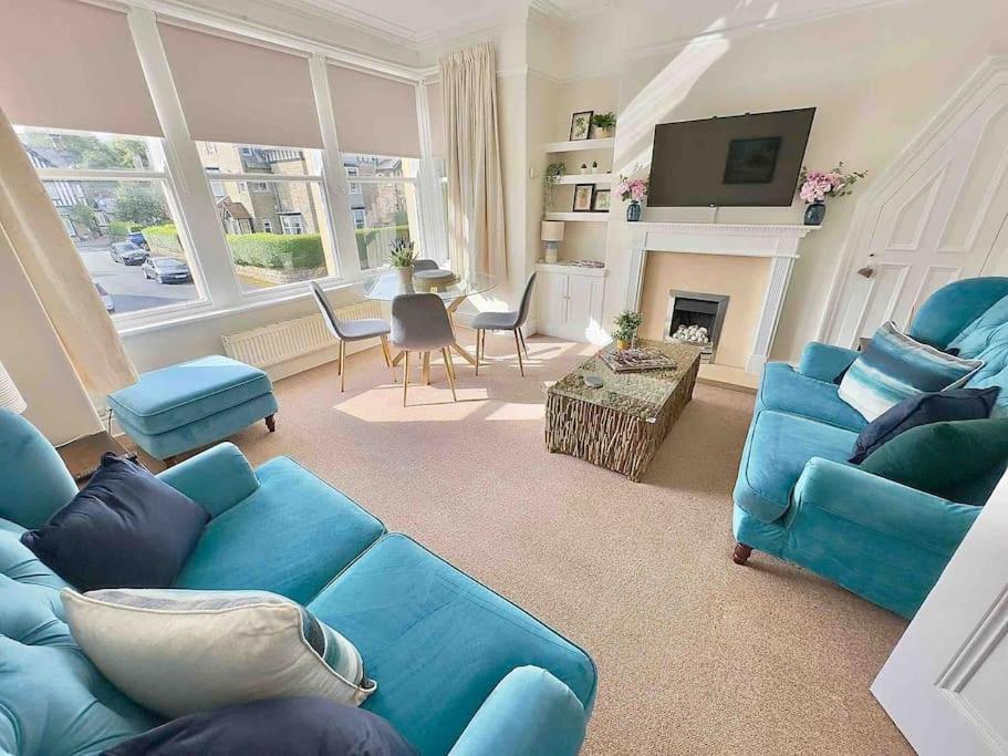 Spacious & Bright 3 Bed Harrogate Apartment Buitenkant foto
